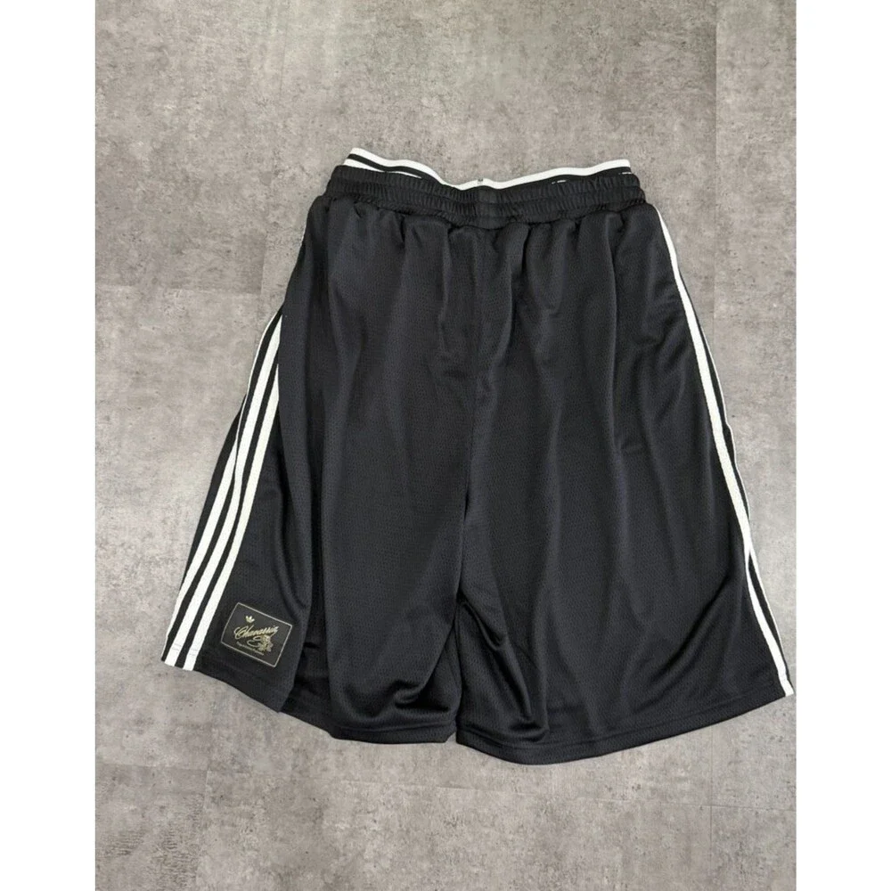 Willy Chavarria x Adidas Oversized LayeredMesh Basketball Shorts Size LRG KR8682